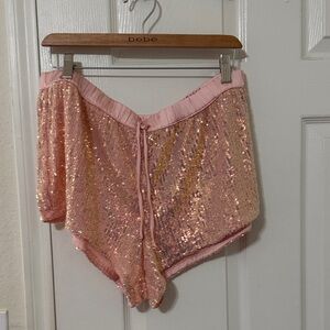 Victoria's Secret Pink Sequin Pajama Shorts